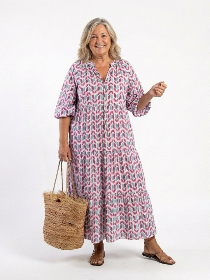 Maelys™ - Tiered Midi Dress