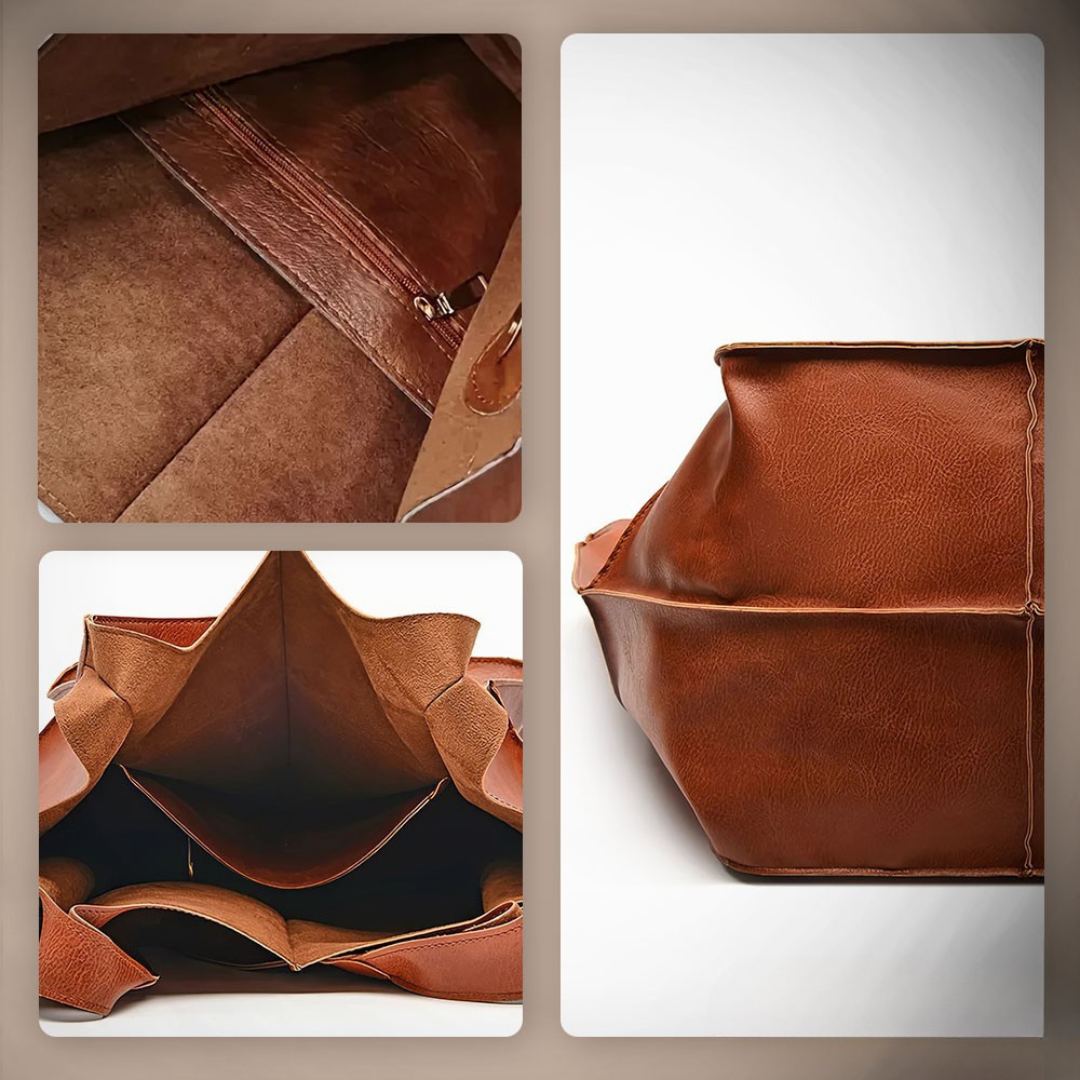 Colette™ | Leather Bag with Timeless Charm