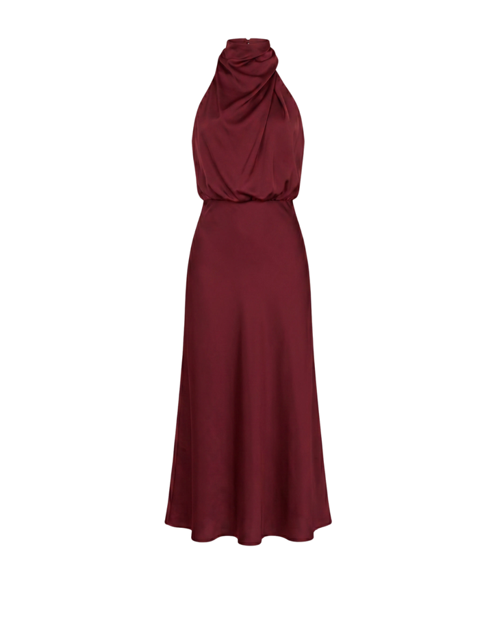 Zelmira™ - Satin Draped Dress