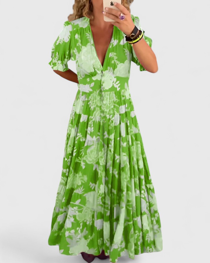 Dolça™ - Meadow Print Dress