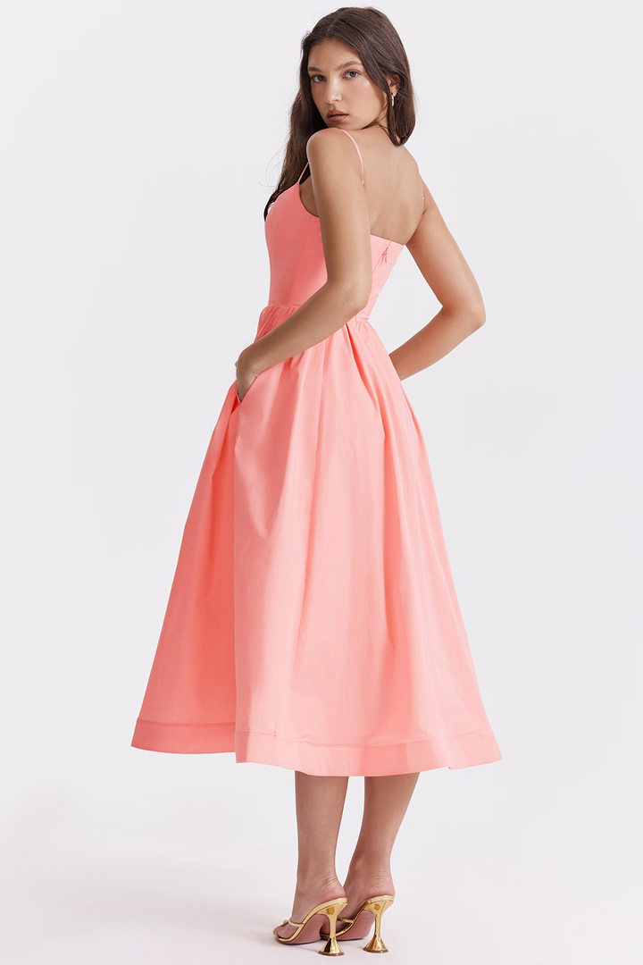 Lisette™ - Summer Corset Midi Dress