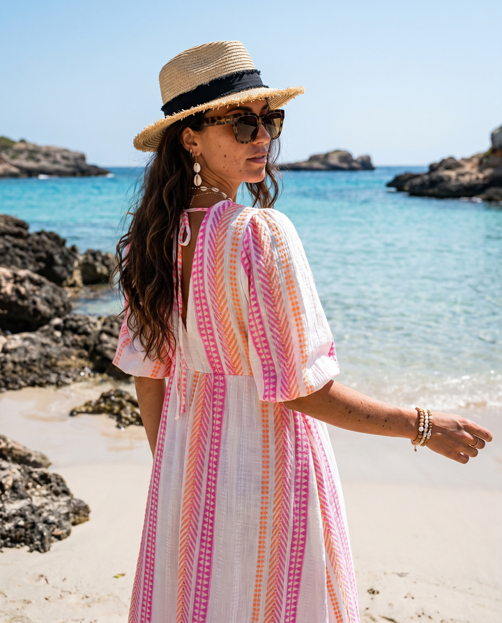 Willowa™ - V-Neck A-Line Dress