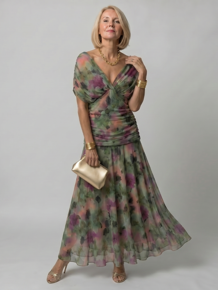Sobria™ - Off-Shoulder Flowing Midi Dress
