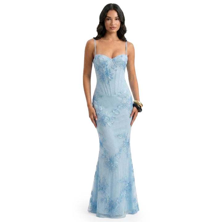 Elegant Stitch Maxi Dress