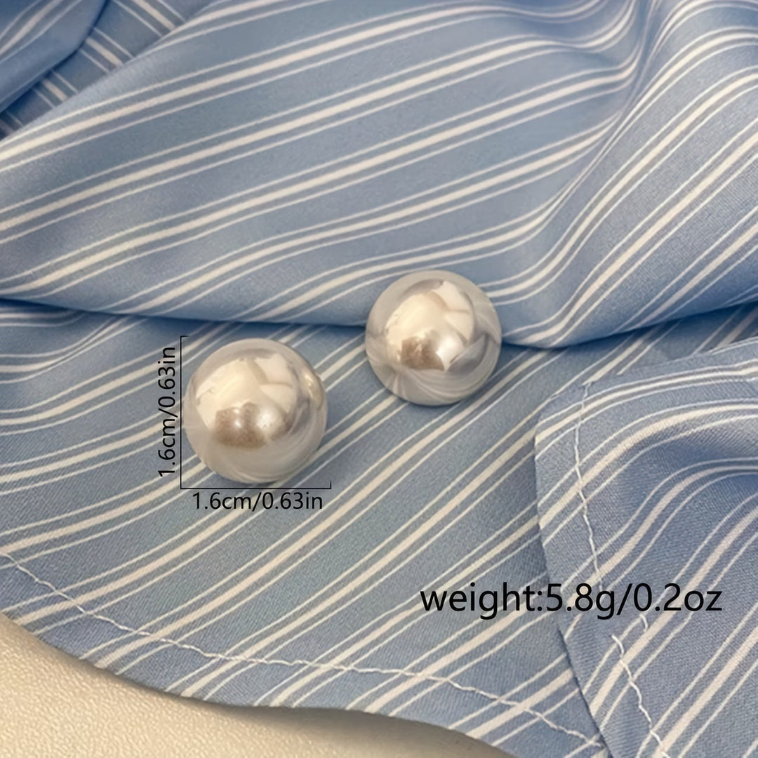 Statement Pearl Stud Earrings