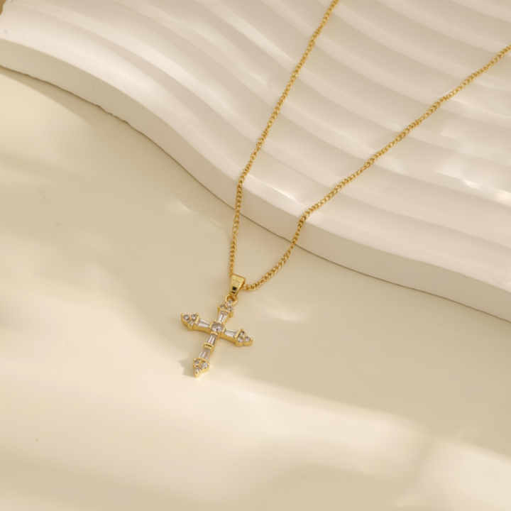 Celeste™ - Elegant Cross Necklace