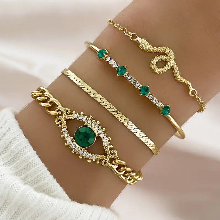 Serpina Veyra Gold Bracelet Collection