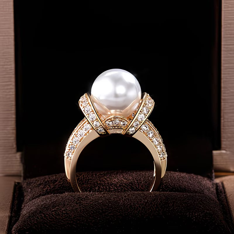 Crown Pearl Ring