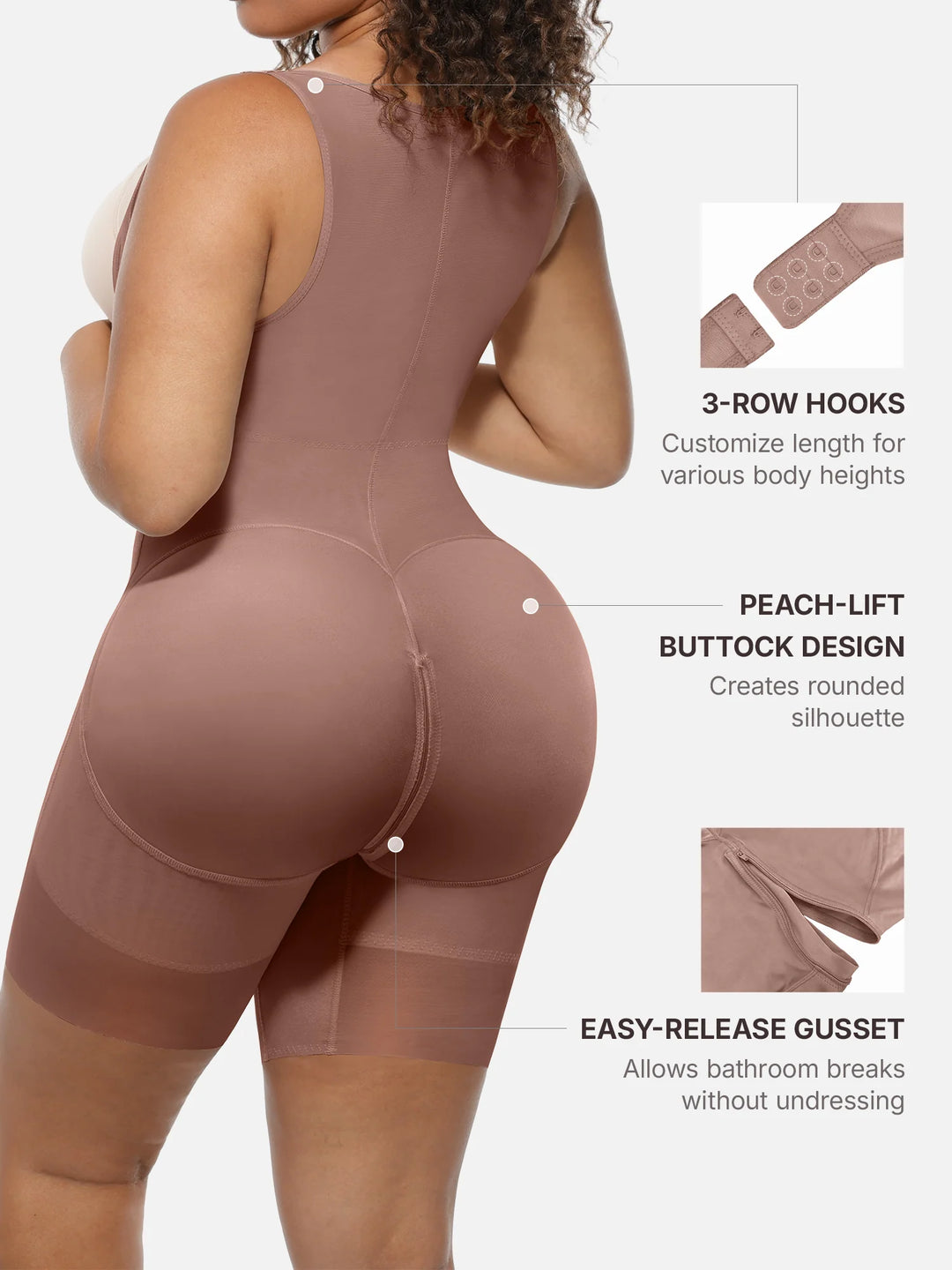 Velora - V-Shaped Tummy Control Butt Lift Bodysuit