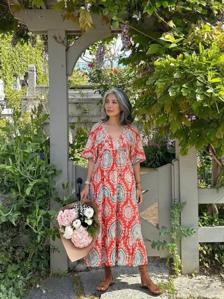 Renata™ - Paisley Midi Dress