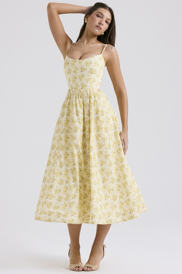 Lisette™ - Summer Corset Midi Dress
