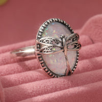 Amoura™- Radiant Opal Dragonfly Ring