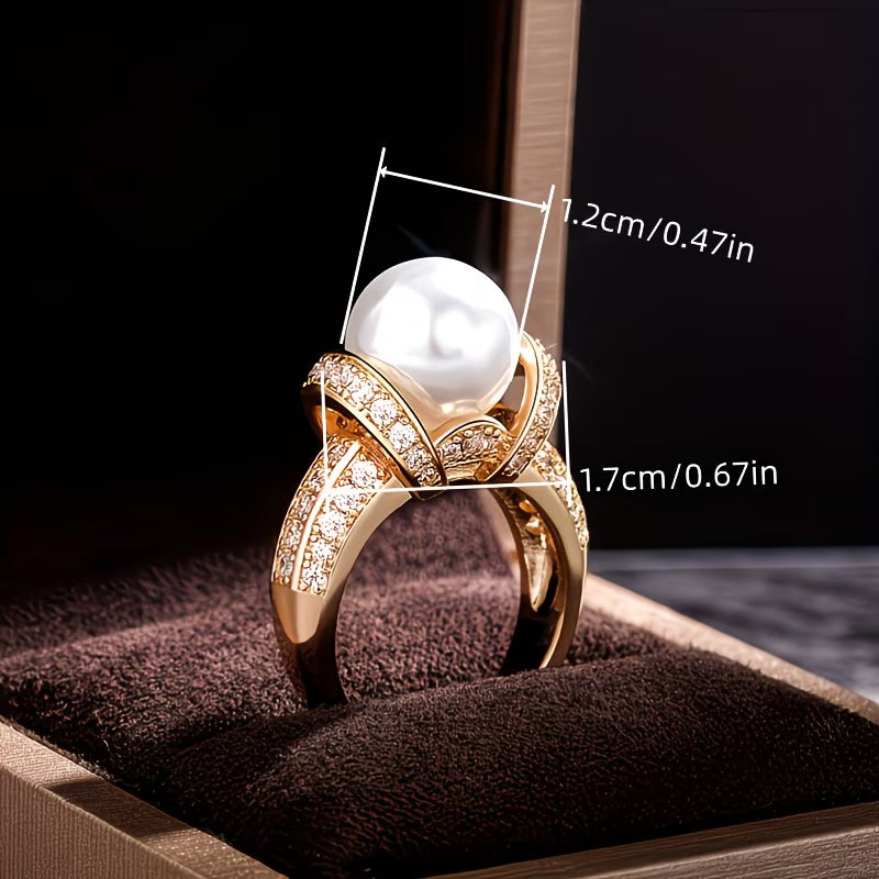 Crown Pearl Ring
