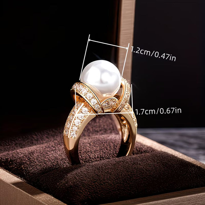 Crown Pearl Ring