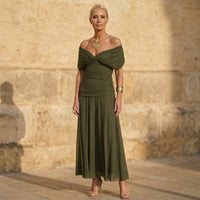 Geneviève™ - Sophisticated Green Gown
