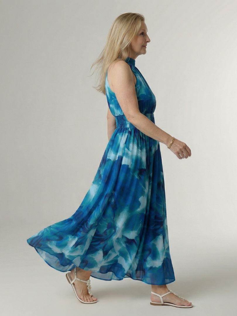Reniella™ - Halter Midi Dress