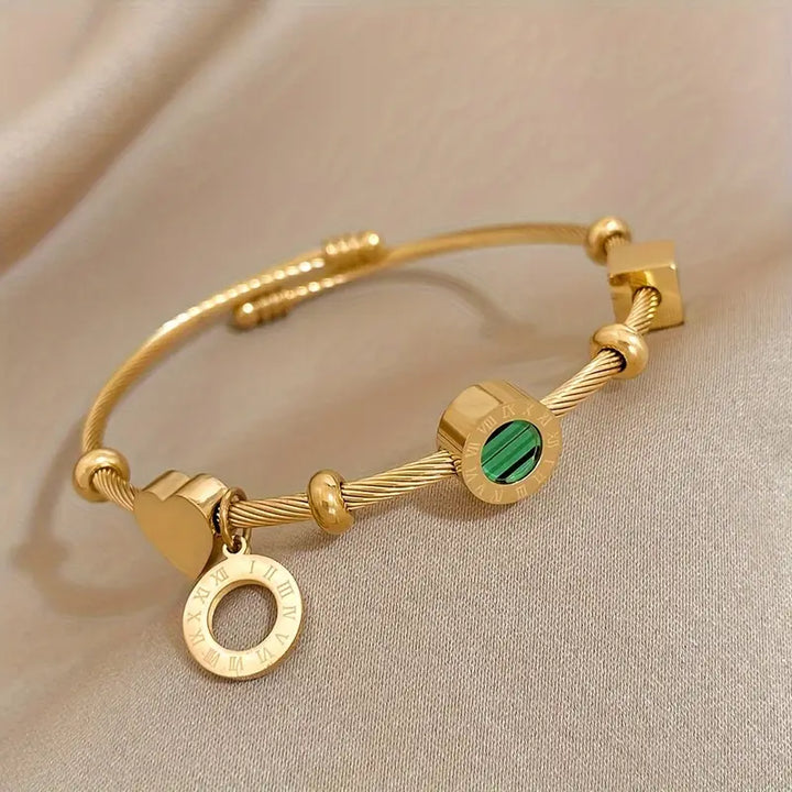 Elore™ - Bracciale con Pietra di Smeraldo