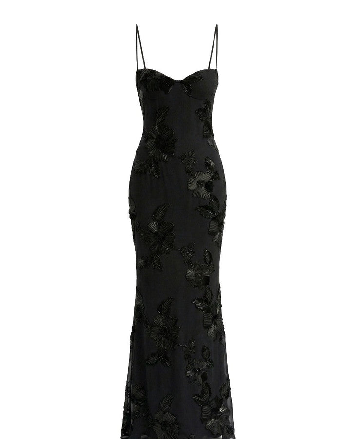Elegant Stitch Maxi Dress