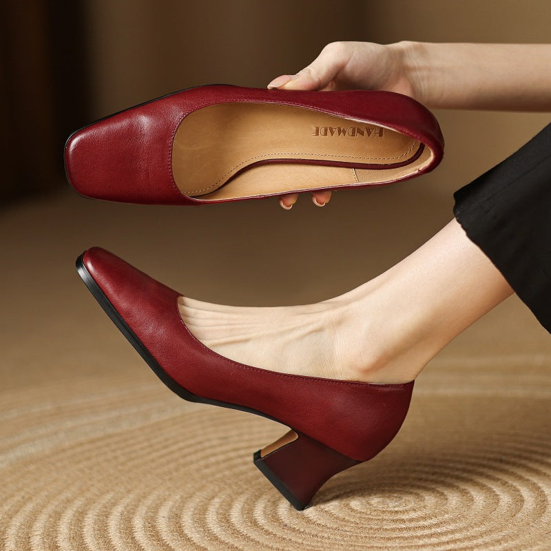 Gail pumps worn with tailoring