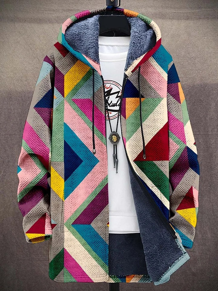 Lucia™ | Art-Inspired Hooded Cardigan
