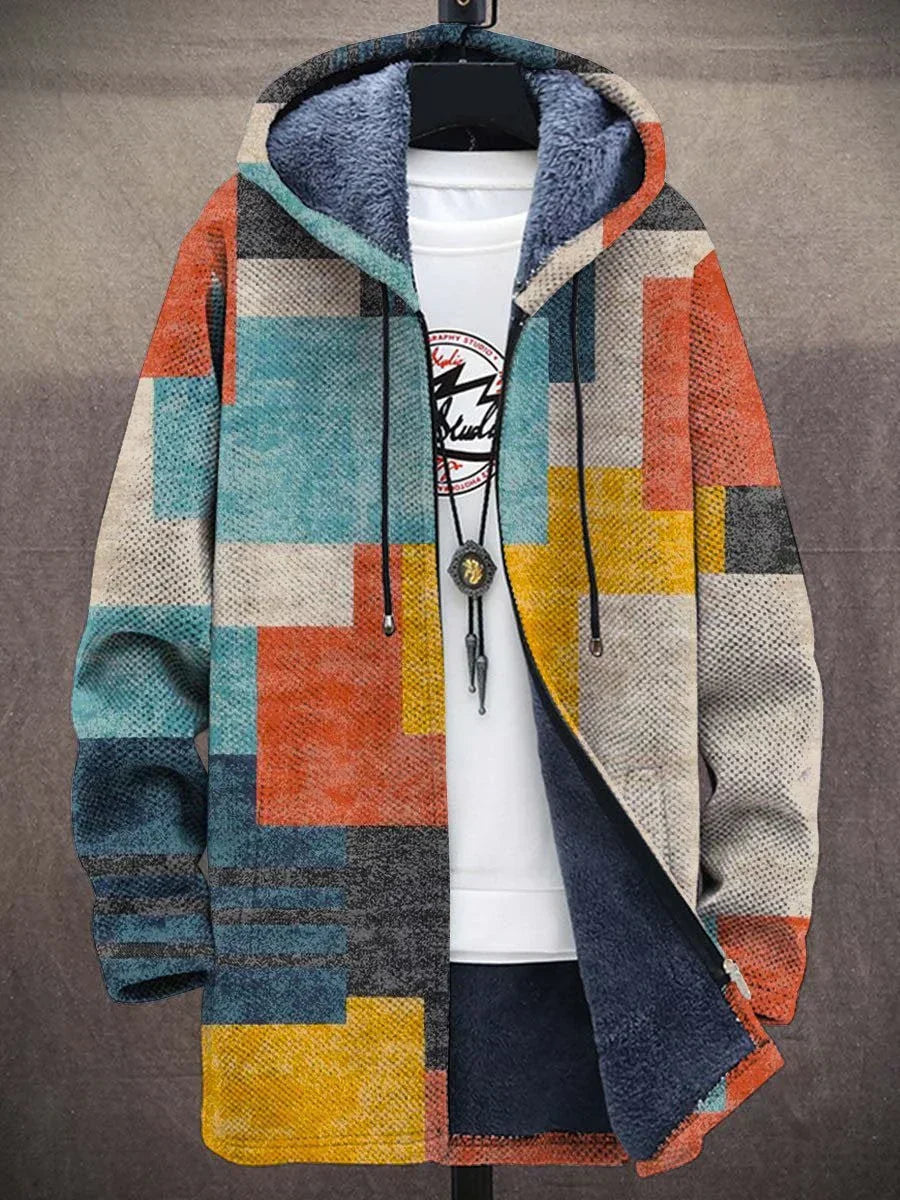 Lucia™ | Art-Inspired Hooded Cardigan