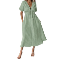 Hyacinth™ - V-Neck Maxi Dress