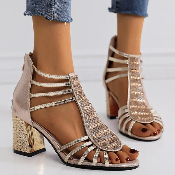 Sophia™ - Elegant Heel Sandals for All-Day Comfort