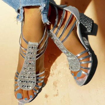 Sophia™ - Elegant Heel Sandals for All-Day Comfort