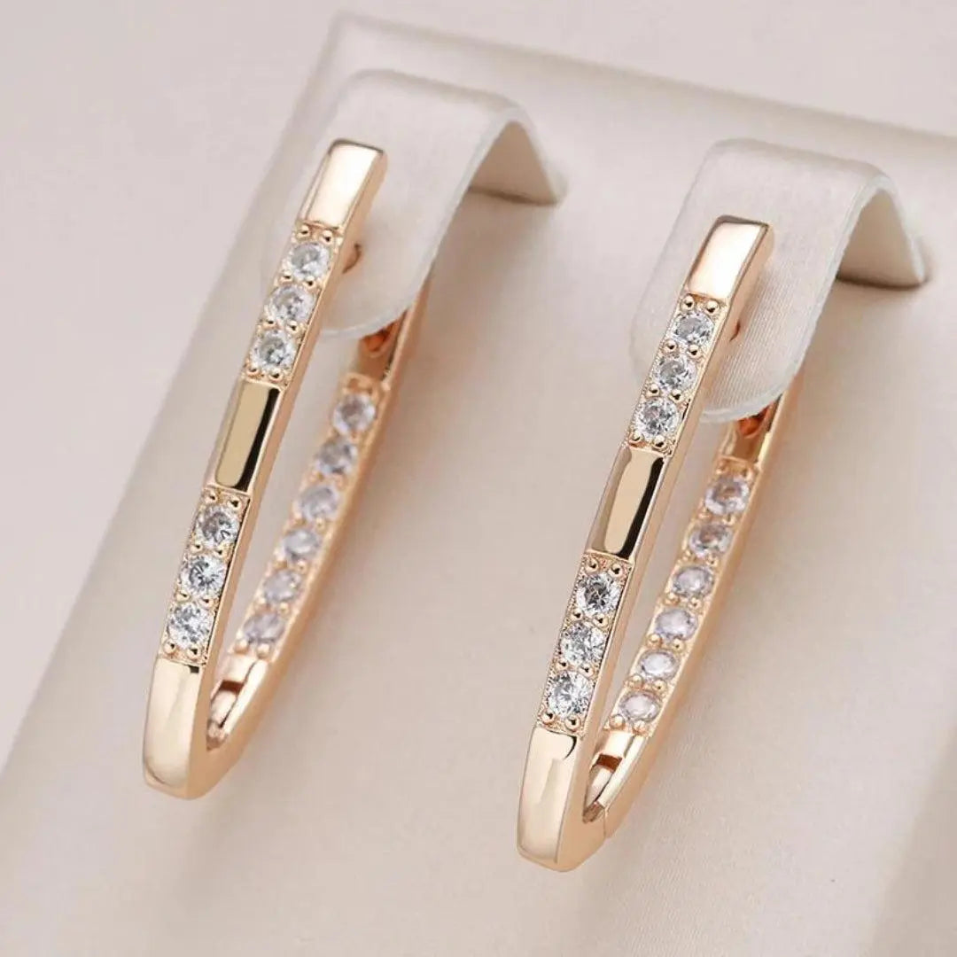 Chic Zircon Stone Earrings