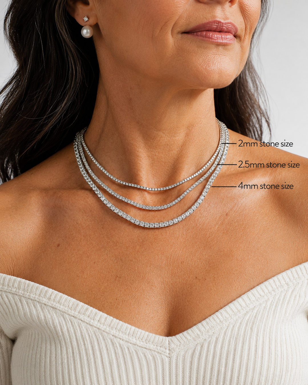 Tennis Necklace (4mm)