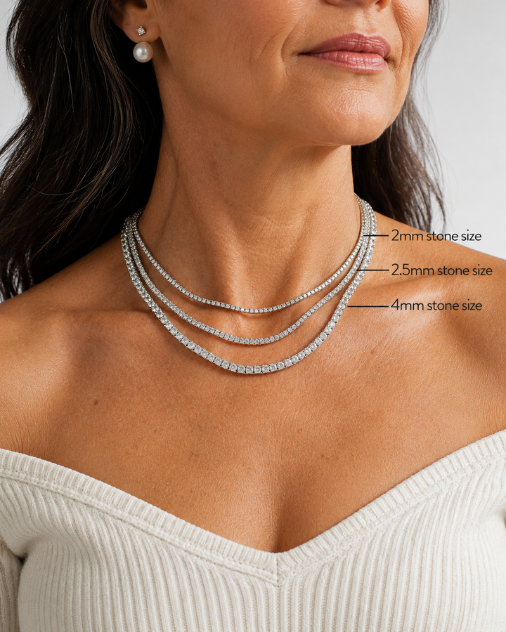 Tennis Necklace (4mm)