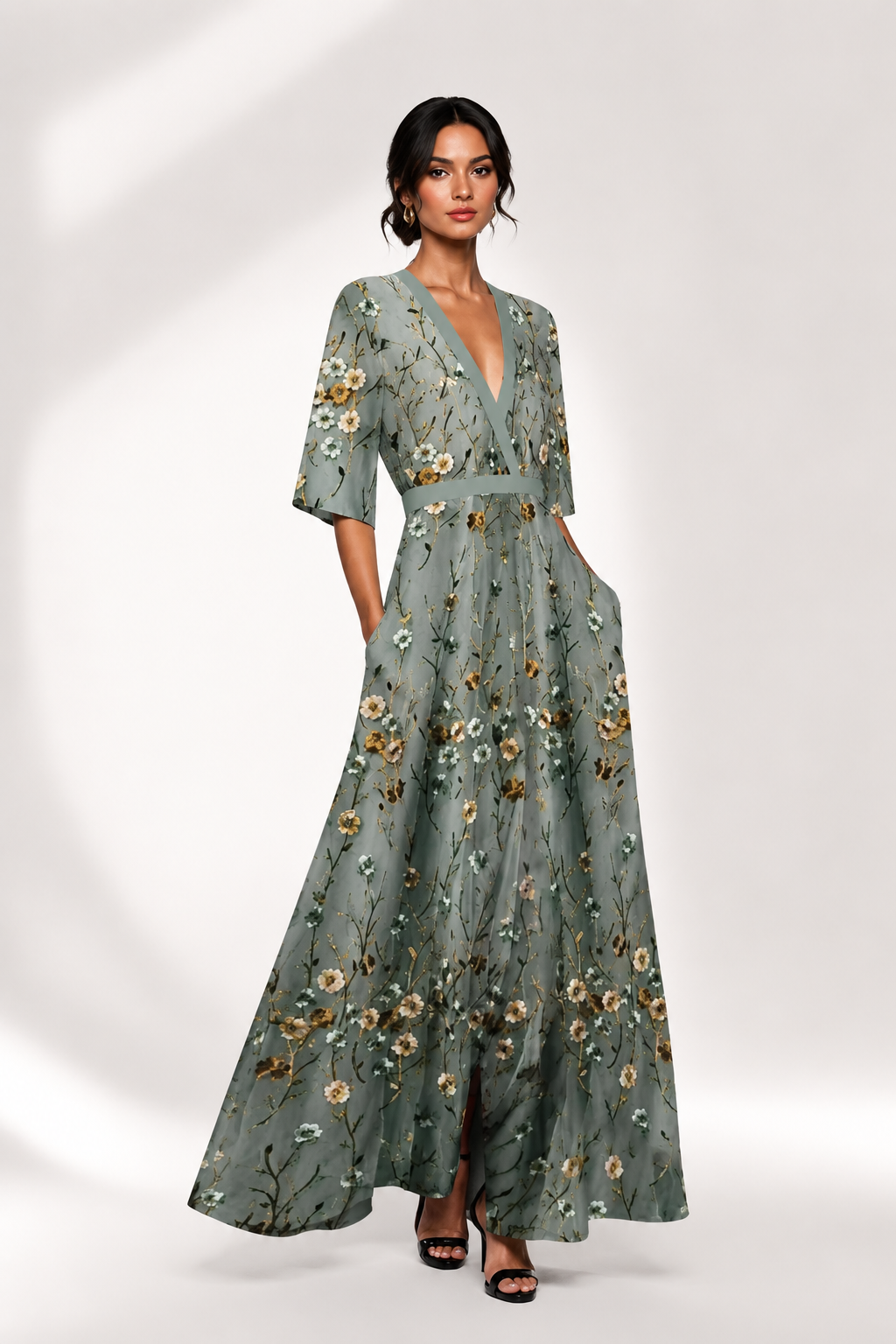 Nerissa™ - Floral Maxi Dress