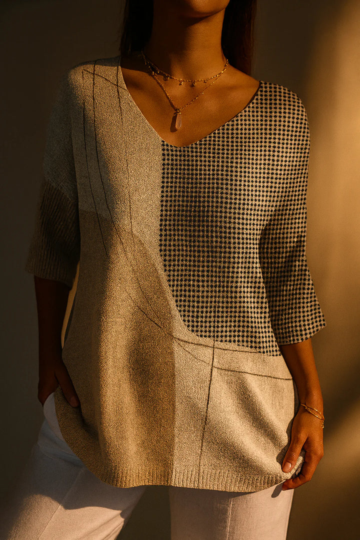 June™ - Women's Retro Art Print Blouse