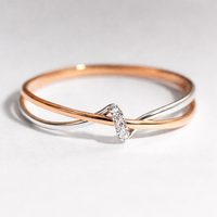 Eliza - Vintage Golden & Silver Twist Ring