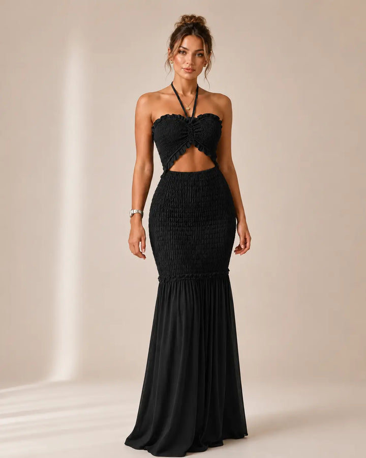 Rivelin™ - Tropical Tie-Front Maxi Set