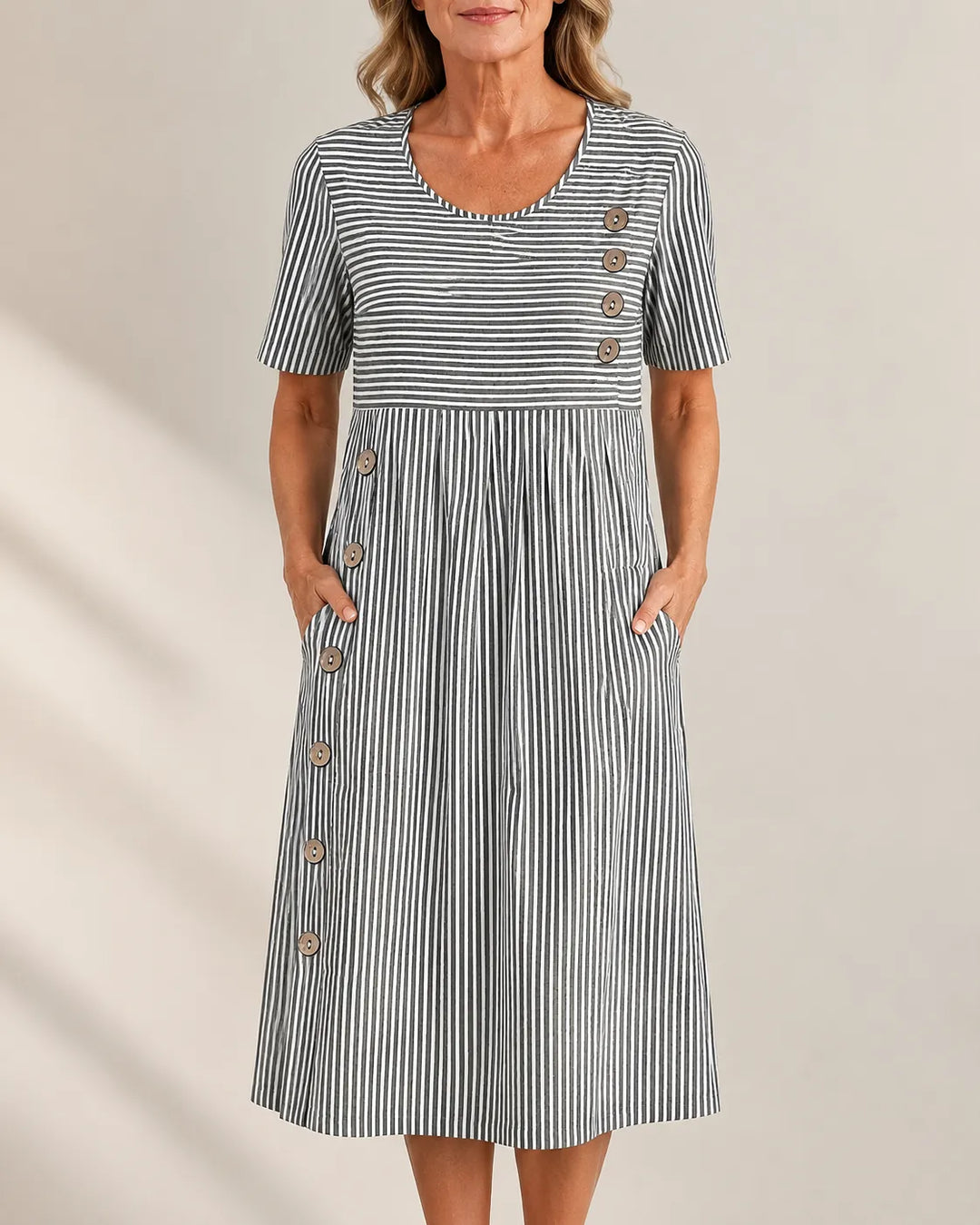 Dorothée™ - Summer Striped Dress