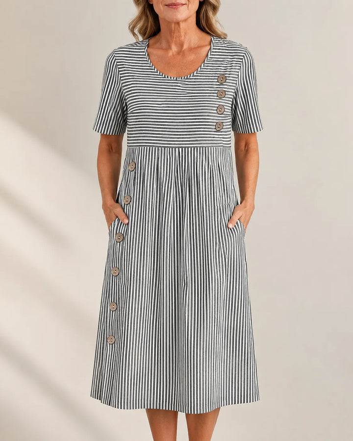 Dorothée™ - Summer Striped Dress