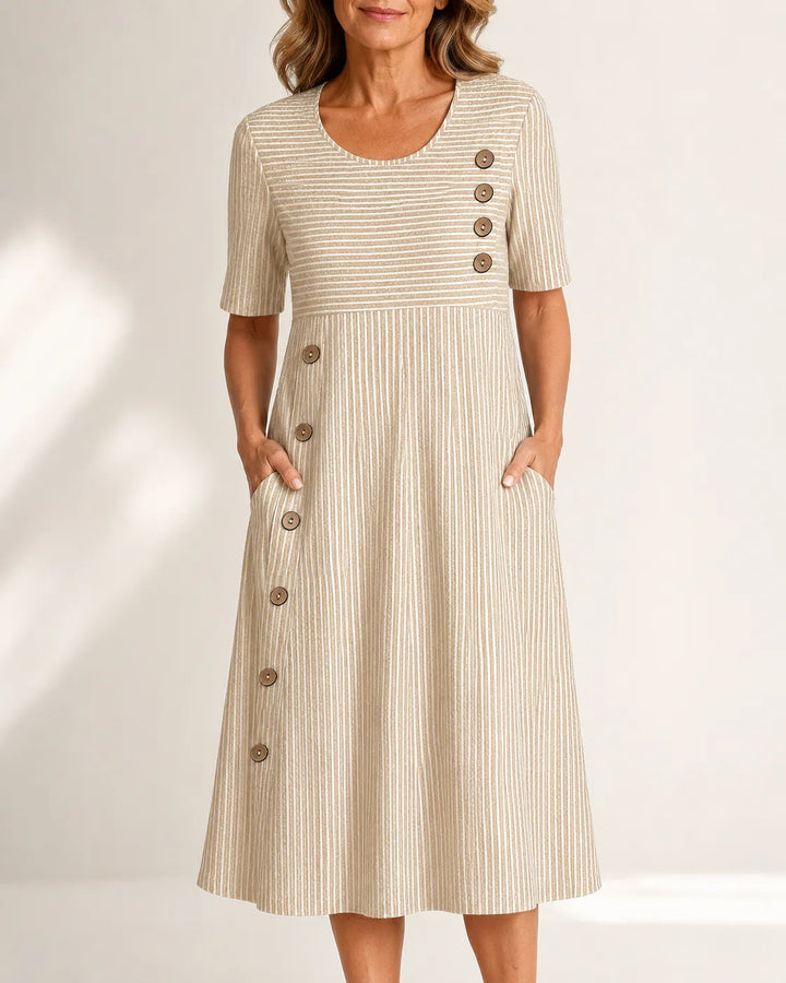 Dorothée™ - Summer Striped Dress