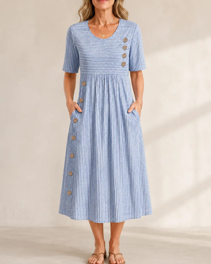 Dorothée™ - Summer Striped Dress