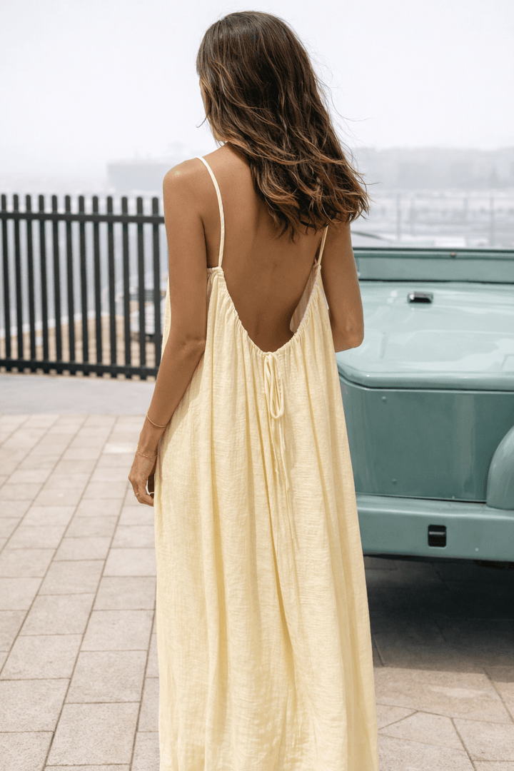 Clara™ - Backless Maxi Dress