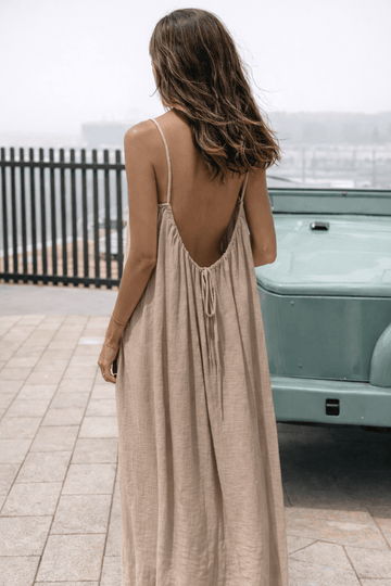 Clara™ - Backless Maxi Dress