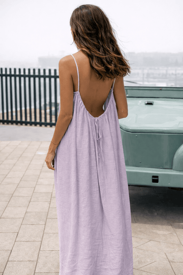 Clara™ - Backless Maxi Dress