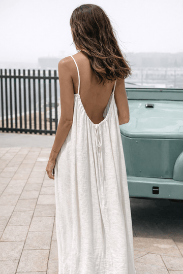 Clara™ - Backless Maxi Dress