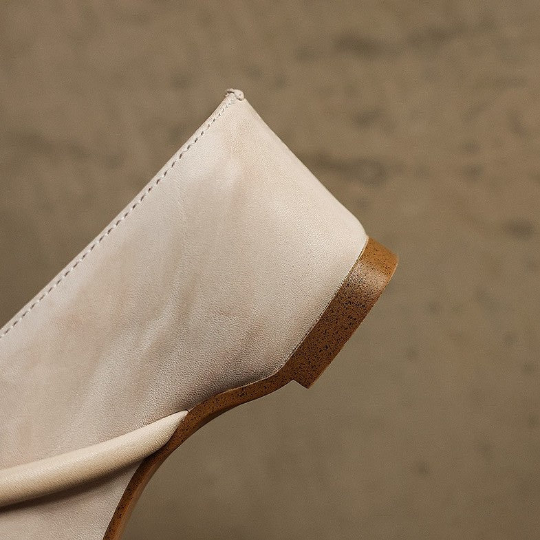 Beatrice | Pointed Leather Mules