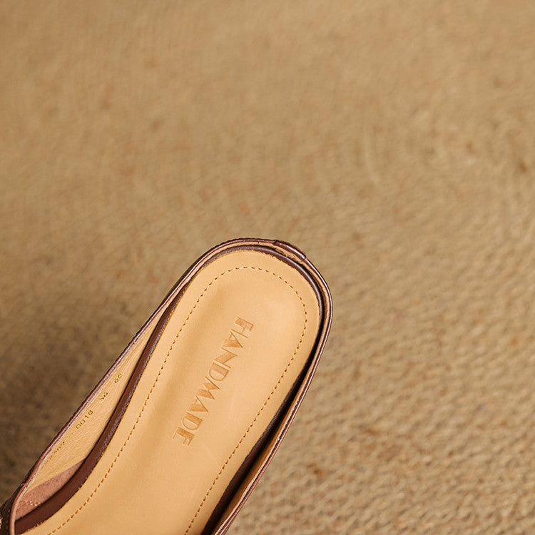 Clementine | Mary-Jane Leather Mules