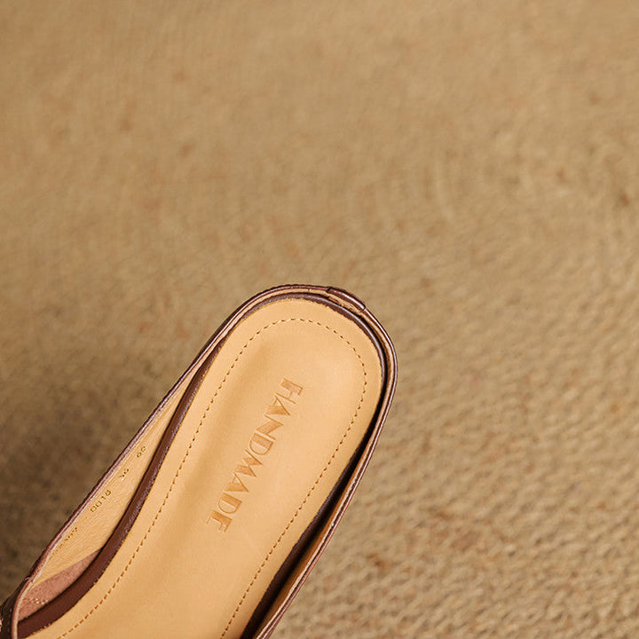 Clementine | Mary-Jane Leather Mules
