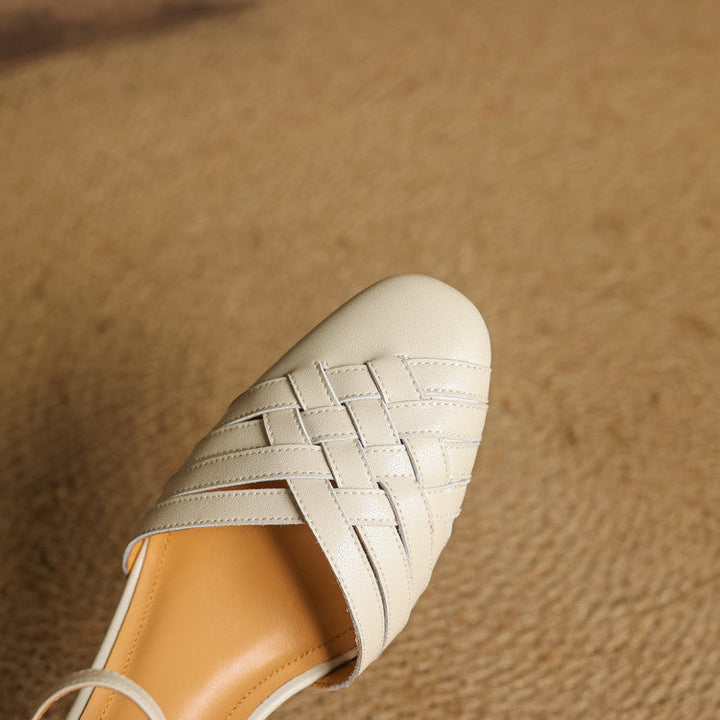 Celestine heels, cushioned lambskin insole detail