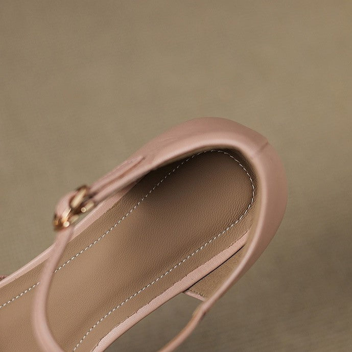 Dorothy | Buckle Leather Mary-Janes