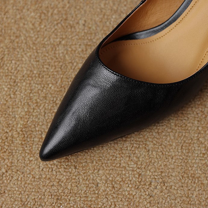 Bernice | Pointed Lambskin Leather Pumps