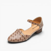 Cynthia | Woven Leather Mary-Janes